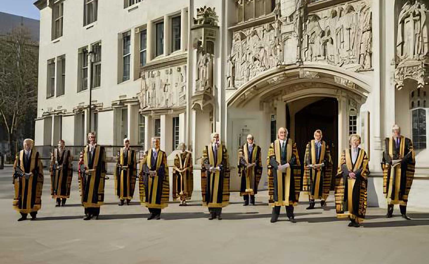 Members of the Judicial Committee of the Privy Council, London.