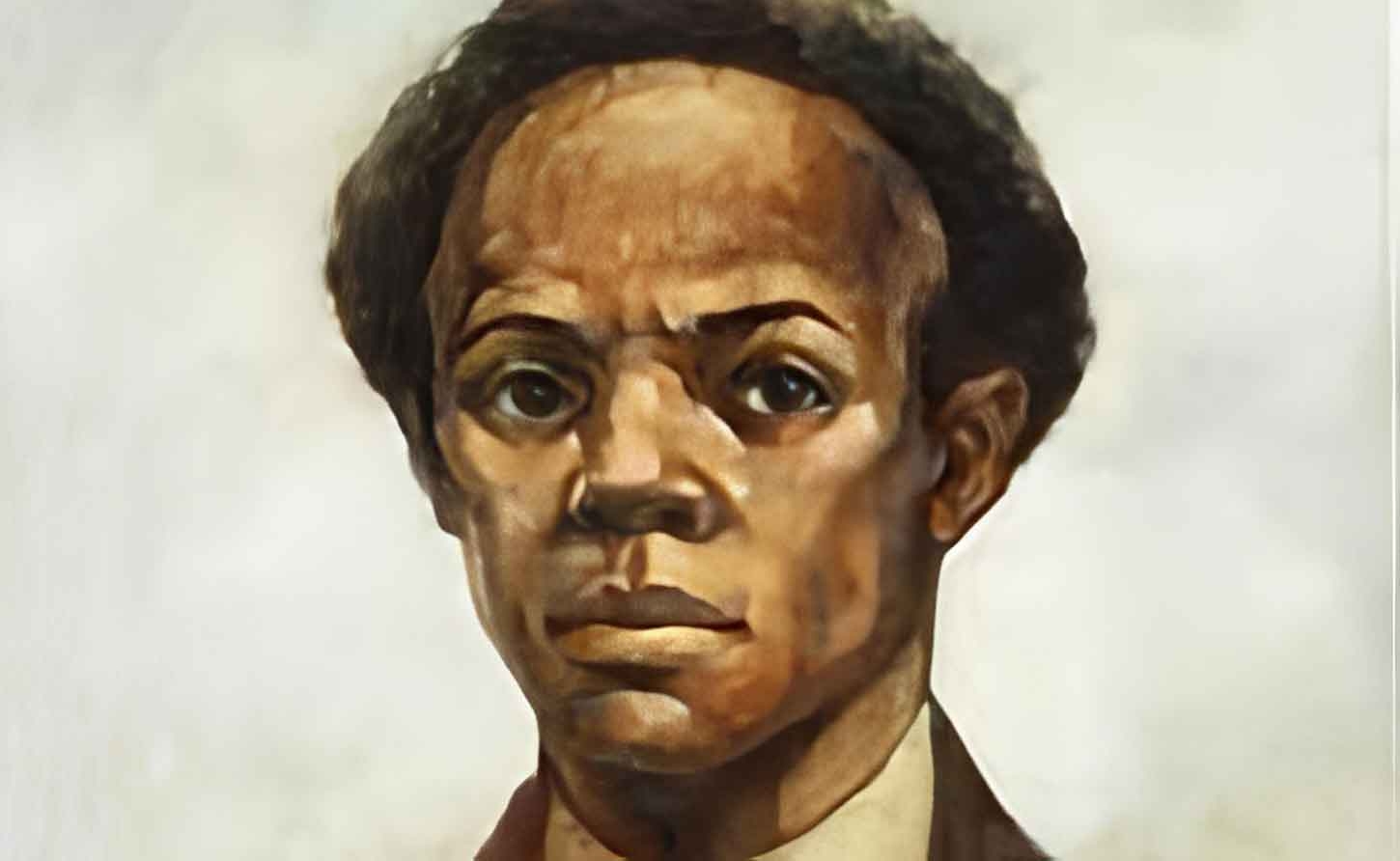 This image of the 31 year old National Hero Sam Sharpe is by artist Basil Watson