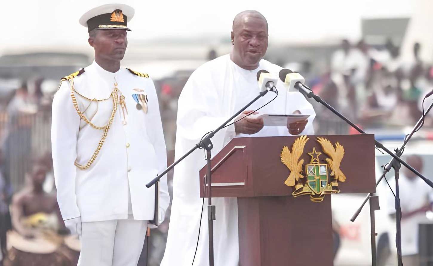 GHANA | Mahama Sworn in as President, Vows to Tackle Economic Crisis