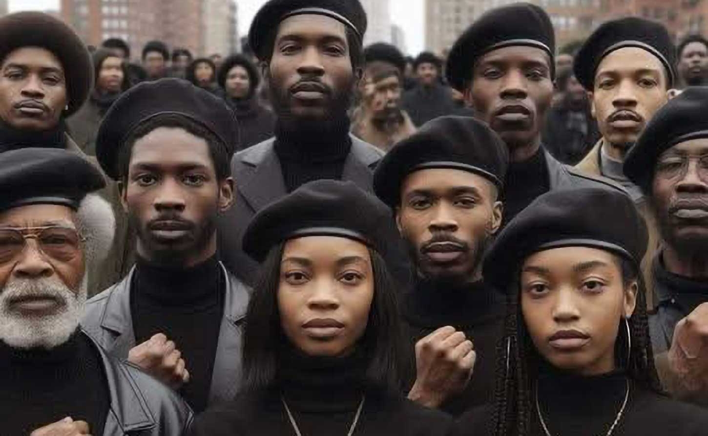 Black Panther Party taken from an FB page Black history of America