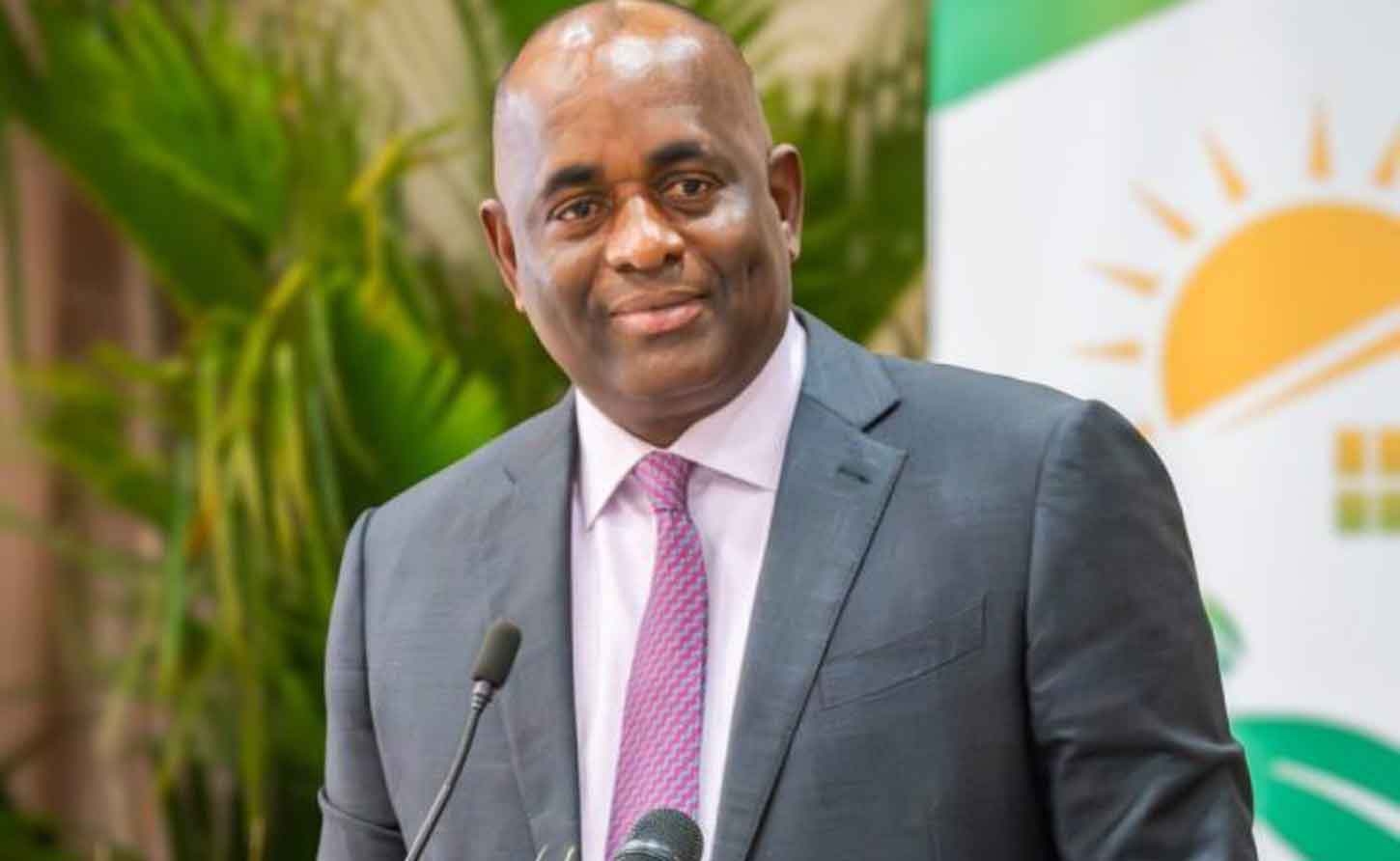 Prime Minister Roosevelt Skerrit  blames the demonstration  on &quot;misinformation and deliberate agitation&quot;. 