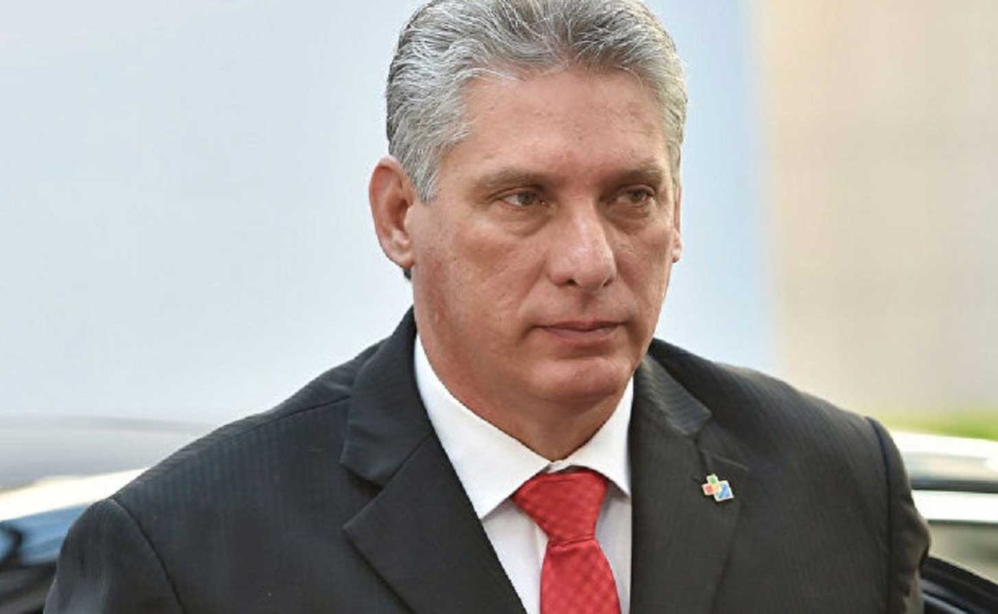 Cuban President Miguel Díaz-Canel Bermúdez