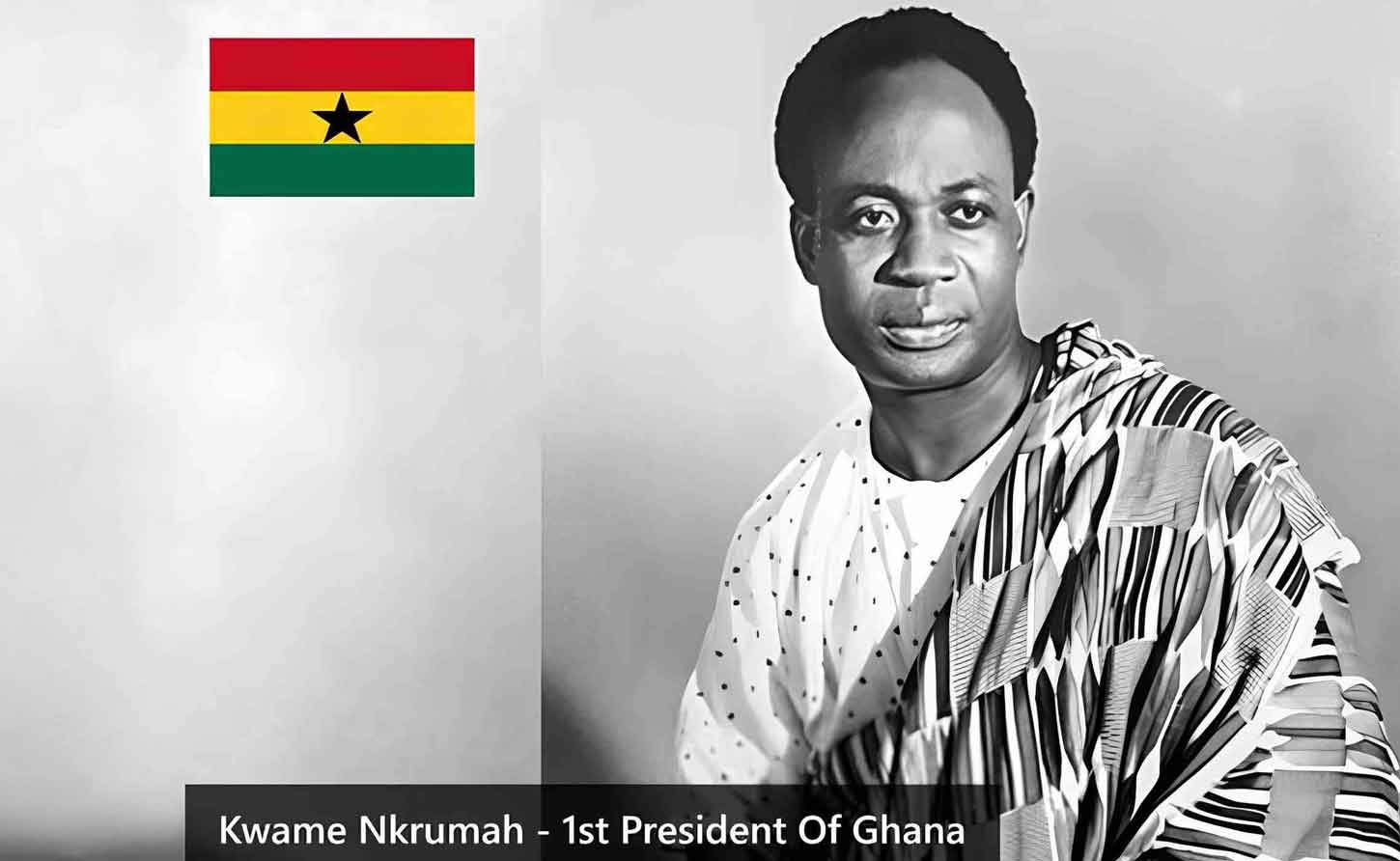 Osagyefo Dr Kwame Nkrumah, Great pan-Africanist, Philosopher, Intellectual icon who led the movement for the independence of Ghana