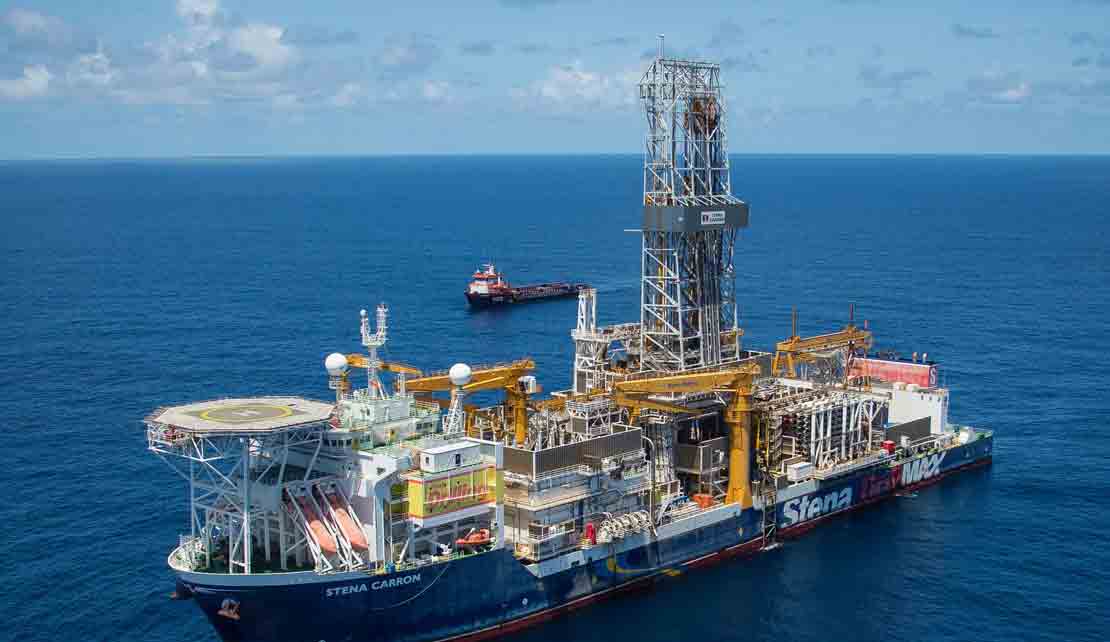 Guyana's  Stena Carron drill ship
