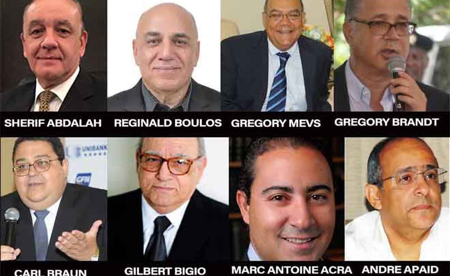 Haiti's Oligarchs who control 80% of the wealth of that impoverrished country and control all the gangs and ports.