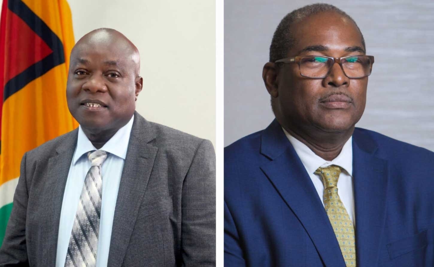 PNCR leader Aubrey Norton and AFC leader Nigel Hughes