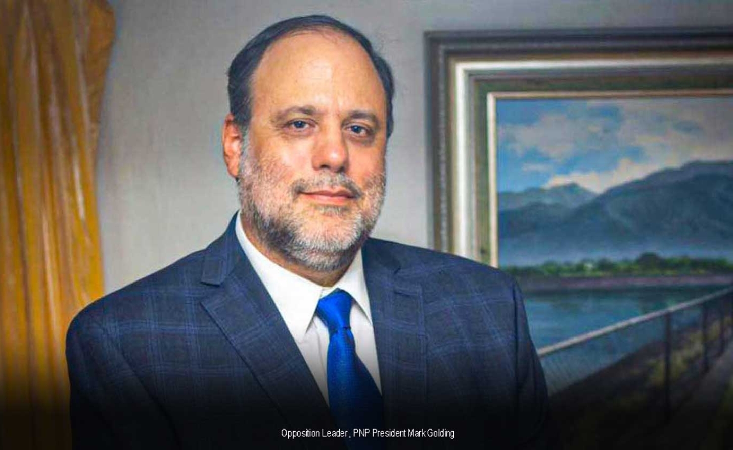 PNP President and Opposition Leader Mark Golding