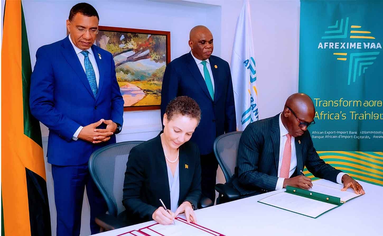 JAMAICA Becomes 13th CARICOM Nation to Join Afreximbank's US$3 Billion Regional Initiative