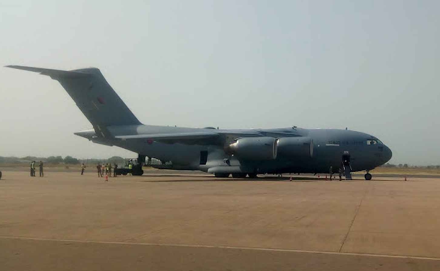 United States Military Aircraft at Juba, South Sudan