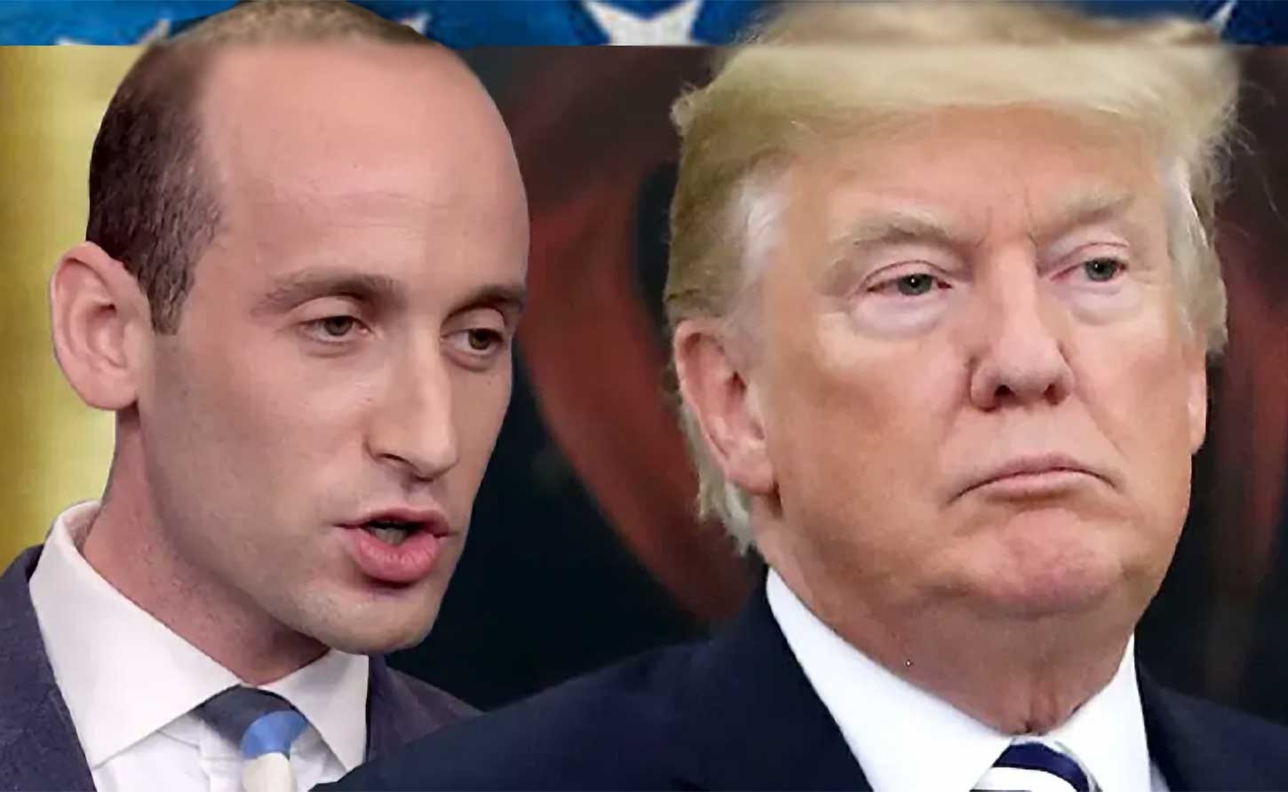 Stephen Miller and Donald Trump