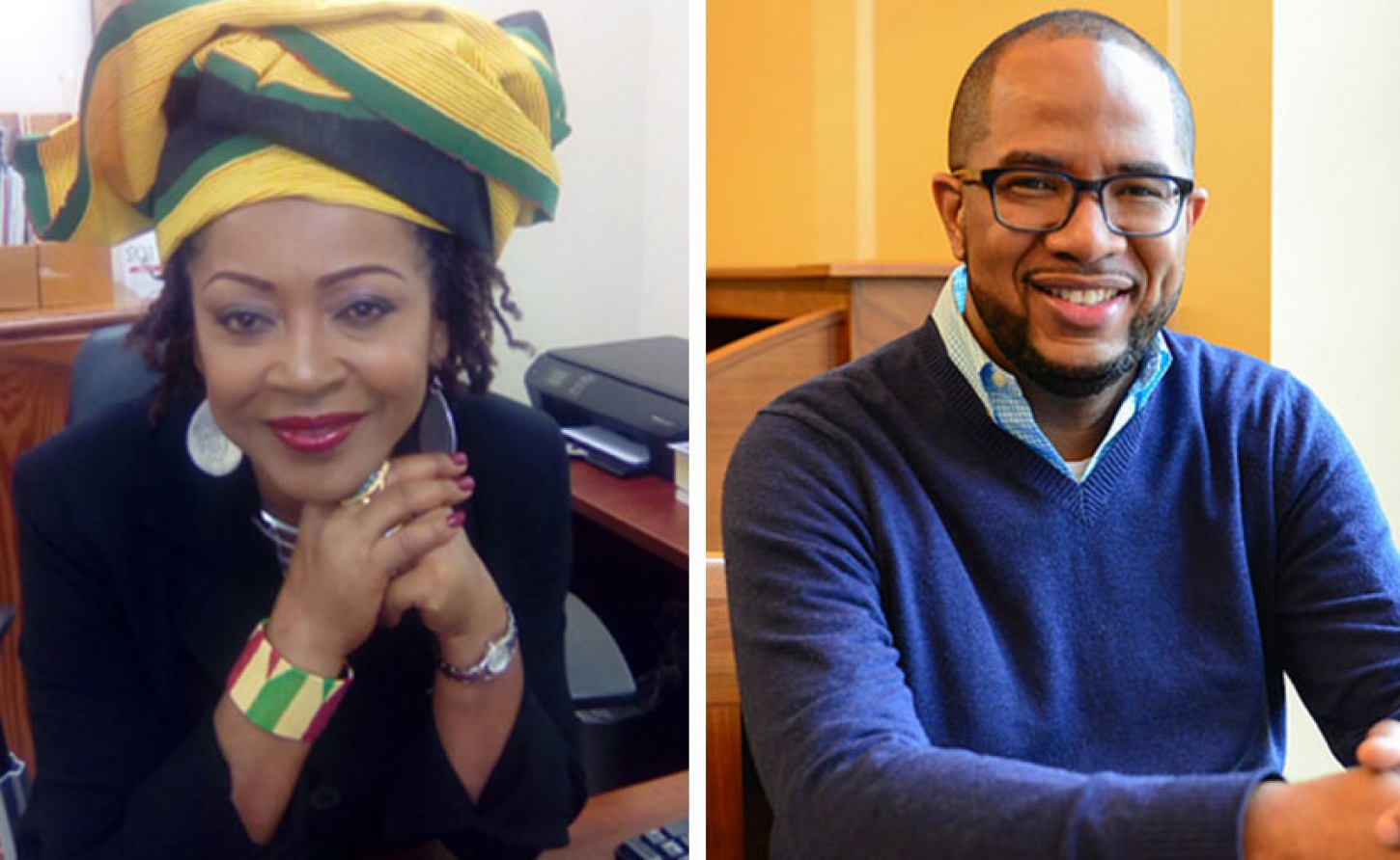 Professors Verene Shepherd and Ahmed Reid 