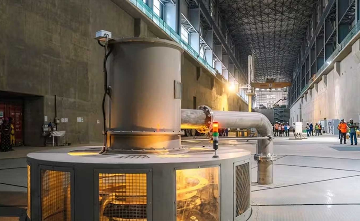 Turbines at the Grand Ethiopian Renaissance Dam on the Nile River. Prime Minister's Office - Ethiopia