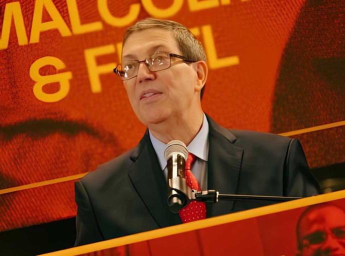 CUBA | Cuba's Foreign Minister Honors Malcolm X at Harlem's Riverside Church