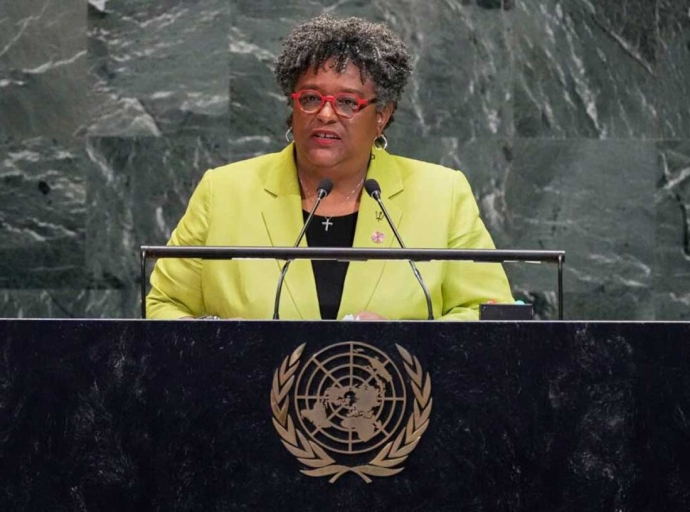 BARBADOS | Mottley's Moral Thunder: Demand Action on &quot;Genocidal Destruction&quot; in Sudan and Gaza