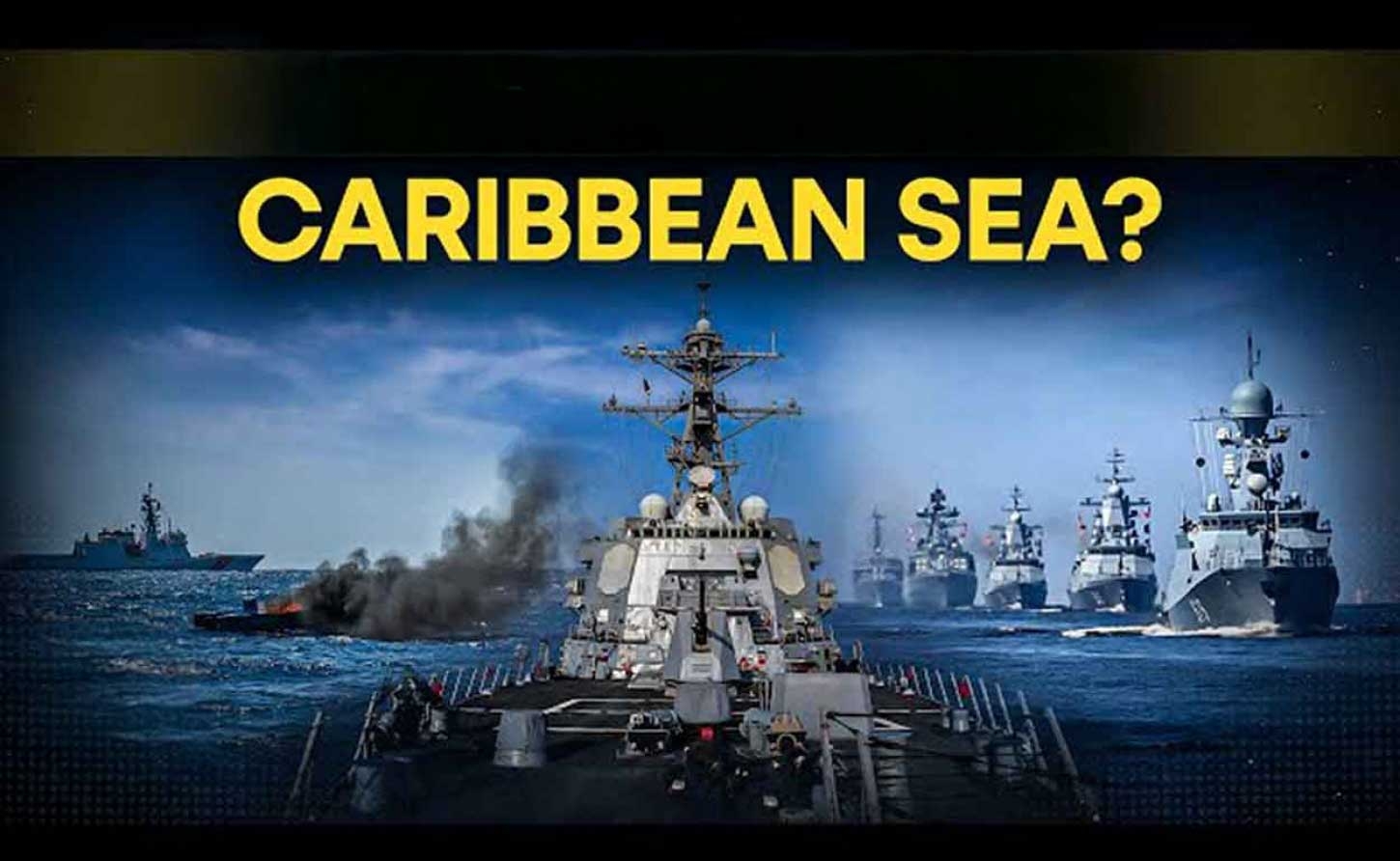 US Armada in the Caribbean Sea . Aimed at drug cartels or innocent fishermen?