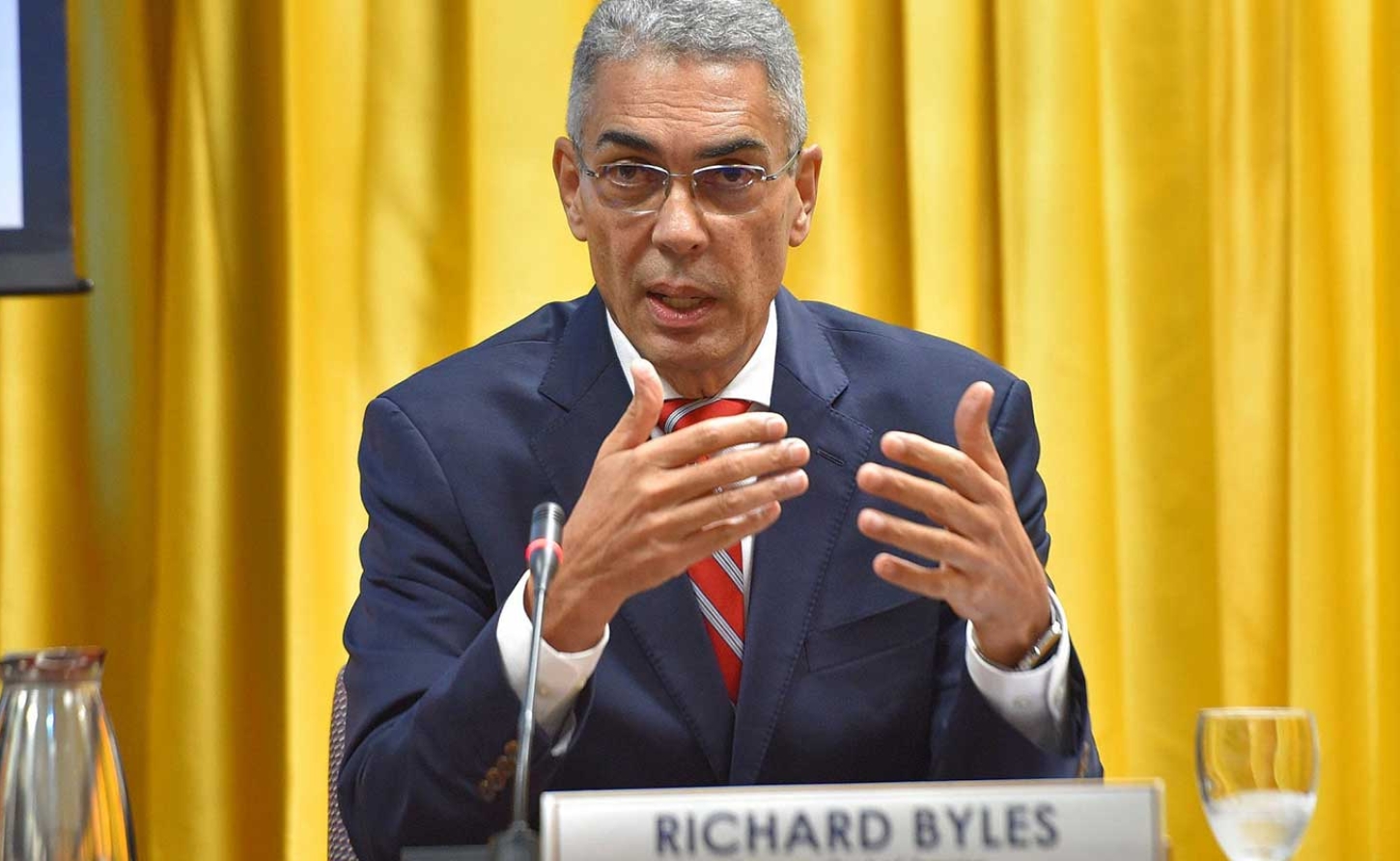 Governor of the Bank of Jamaica Mr. Richard Byles