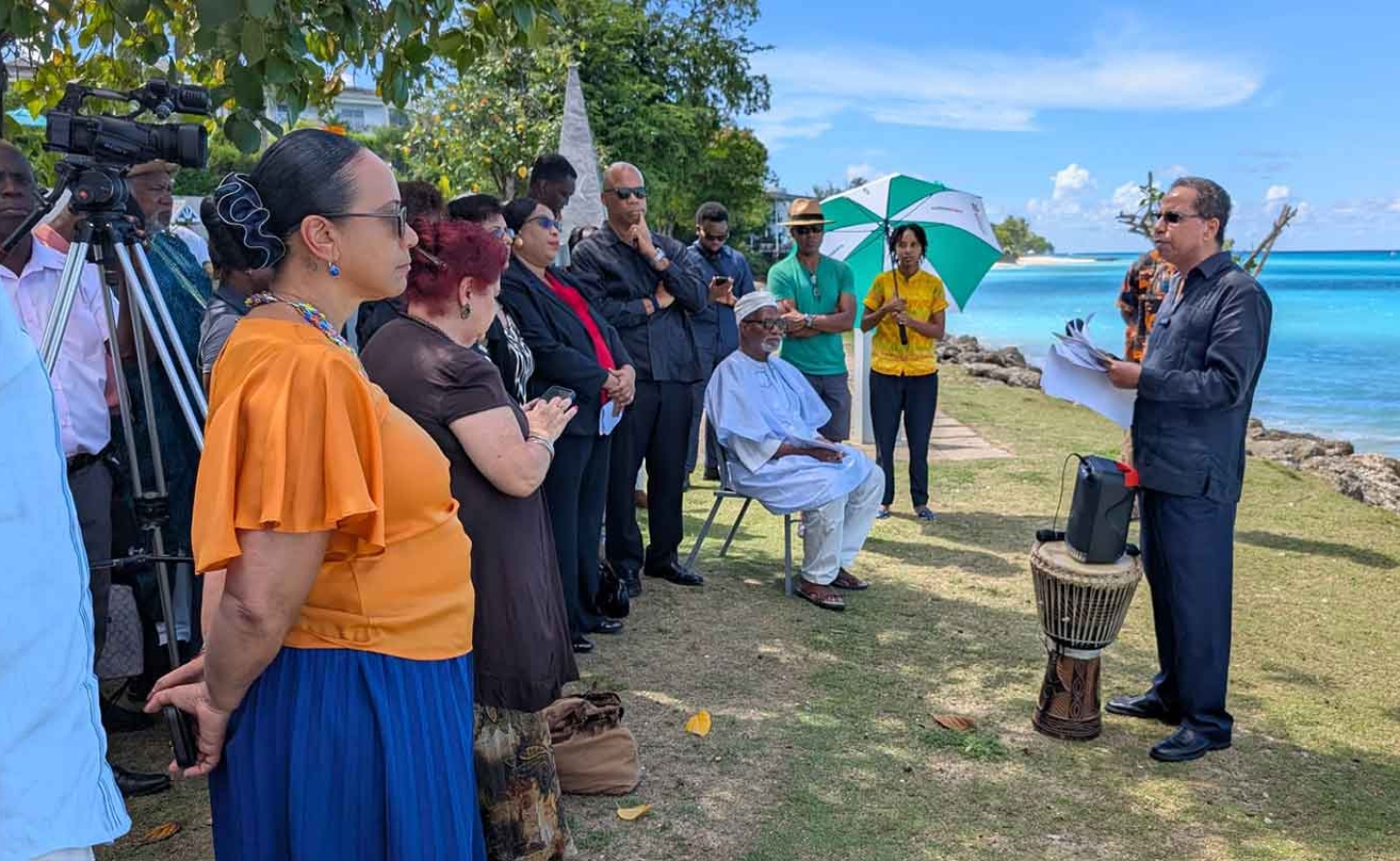 Ambassador David Comissiong addresses the 49th memorial of the Cubana tragedy which took place on the 6th of October 1976 in Barbados.