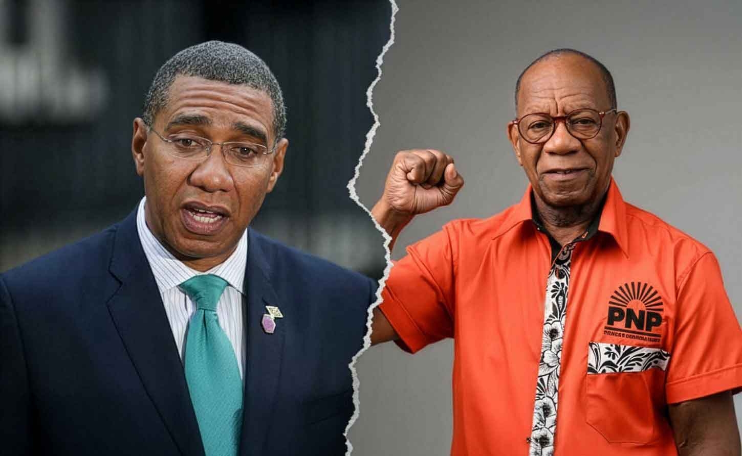 Prime Minister Dr. Andrew Holness and challenger Paul Buchanan in the St. Andrew West Central constituency battle-ground