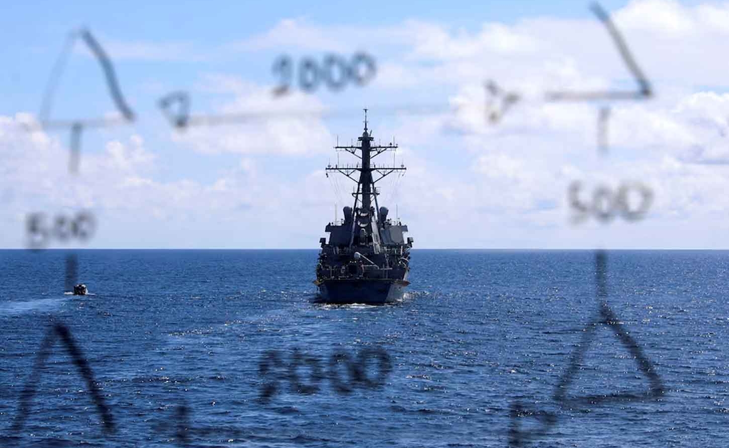 A U.S. warship off the coast of Colombia during exercises last year. REUTERS/Luisa Gonzalez