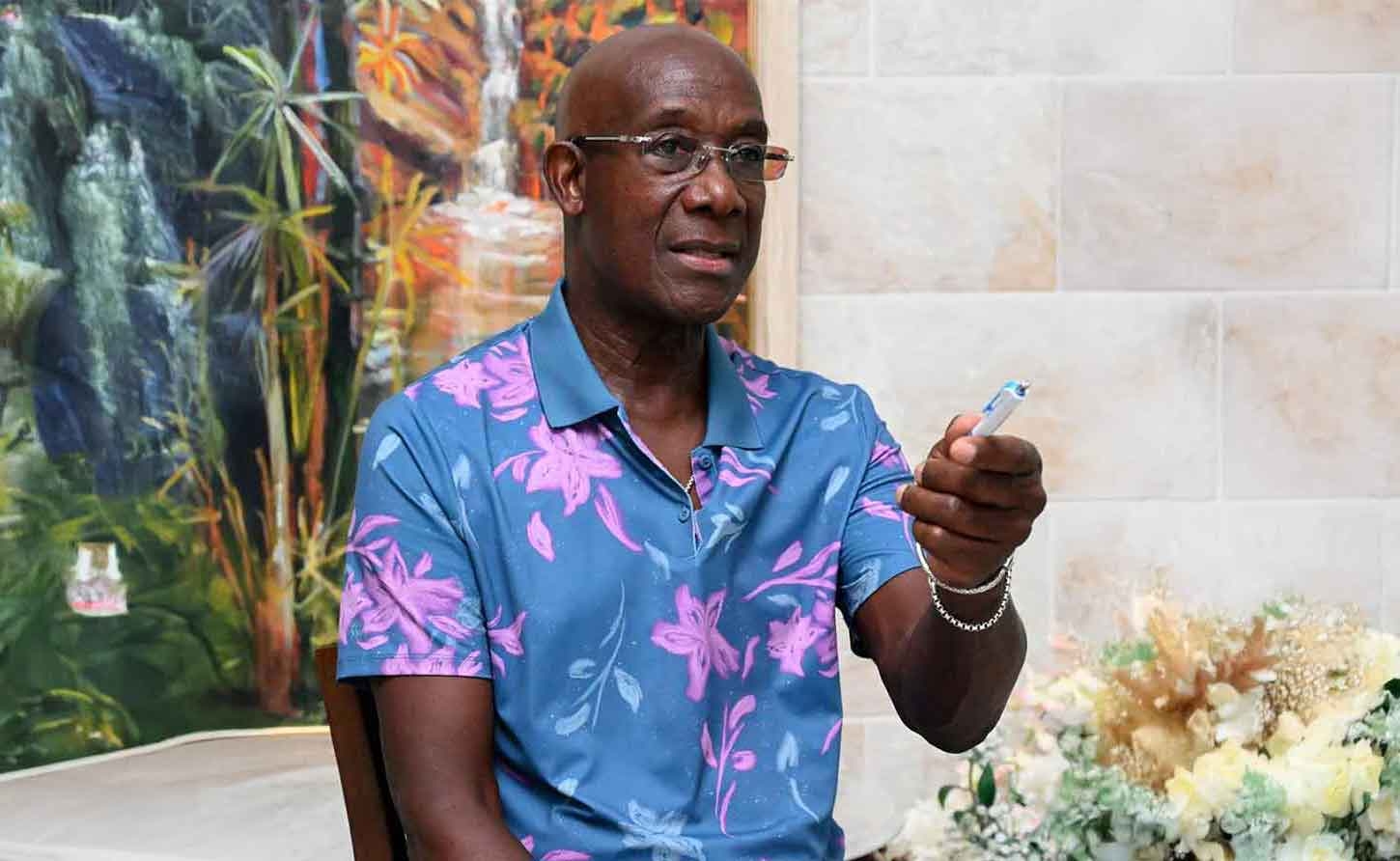 Former Trinidad and Tobago prime minister Dr. Keith Rowley