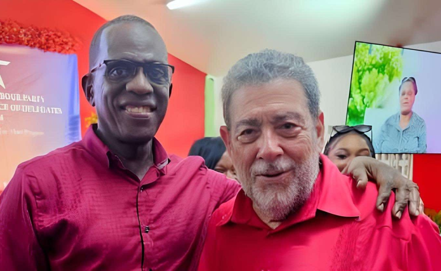 St. Lucia's Prime Minister  Philip Joseph Pierre and former St. Vincent and the Grenadines Prime Minister Dr. Ralph Gonsalves, whose Unity Labour Party had just suffered defeat on November 27