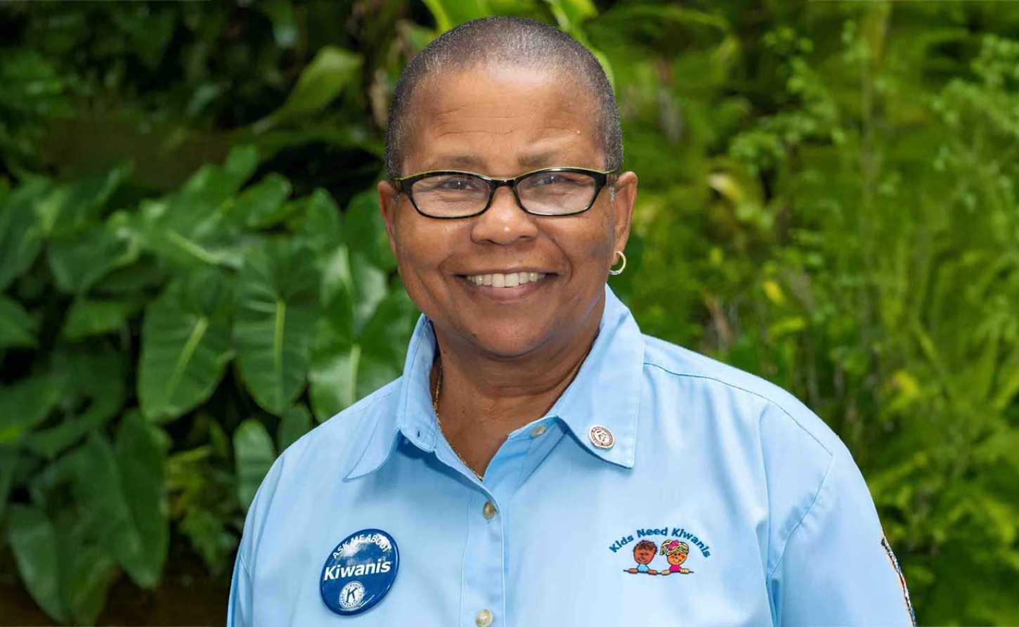 President Elect of Kiwanis International Hope Markes