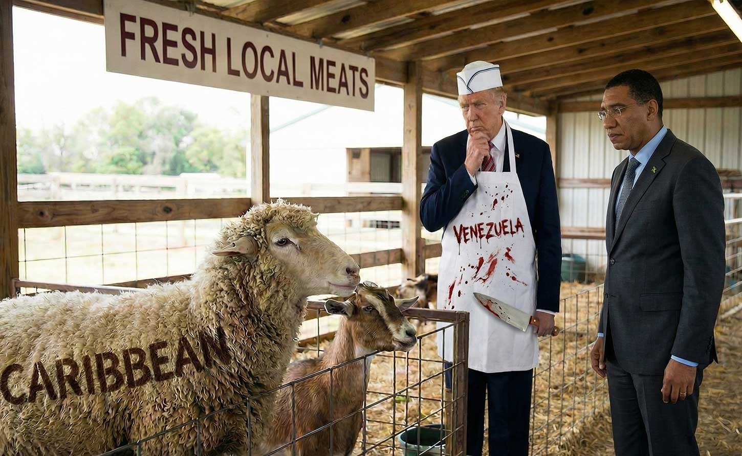  "The Same Knife That Stick Goat, Gwine Stick Sheep" (AI generated image)