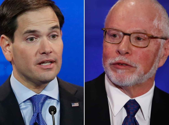 US Secretart of State Marco Rubio and billionaire investor Paul Singer