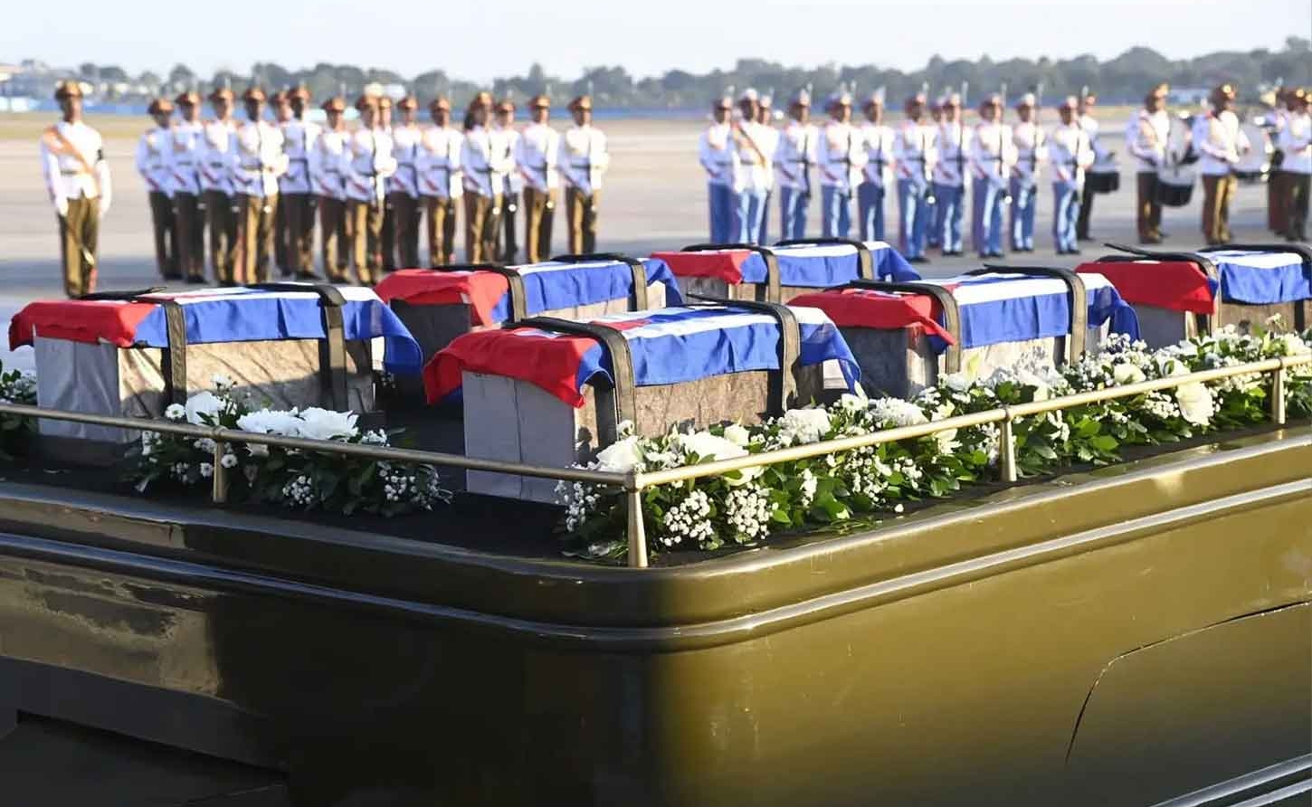 Cuba's military buries soldiers slain in US operation to capture Maduro. (Presidency of Cuba photo)