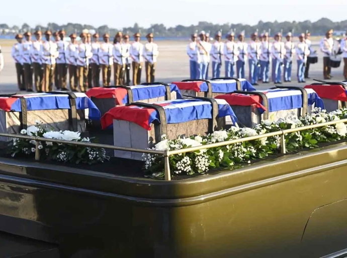 Cuba's military buries soldiers slain in US operation to capture Maduro. (Presidency of Cuba photo)