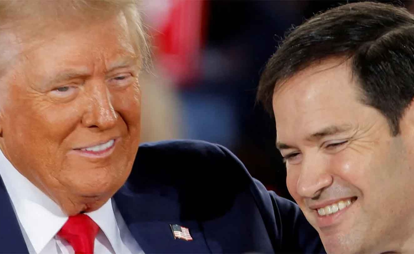 US President Donald Trump and Secretary of State Marco Rubio