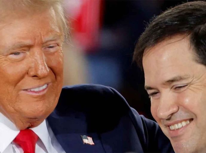 US President Donald Trump and Secretary of State Marco Rubio