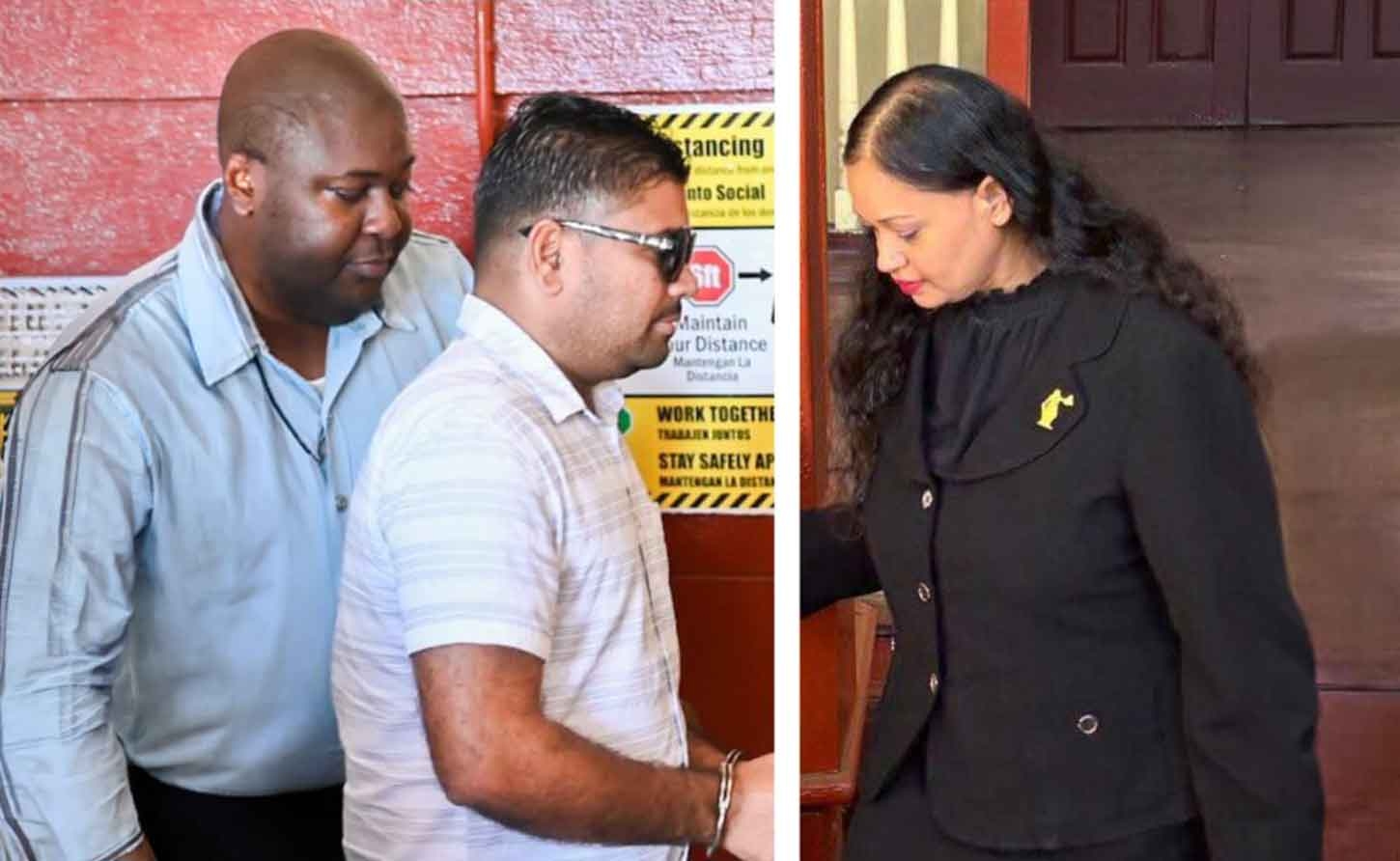 Opposition Leader Azruddin Mohamed and Magistrate Judy Latchman