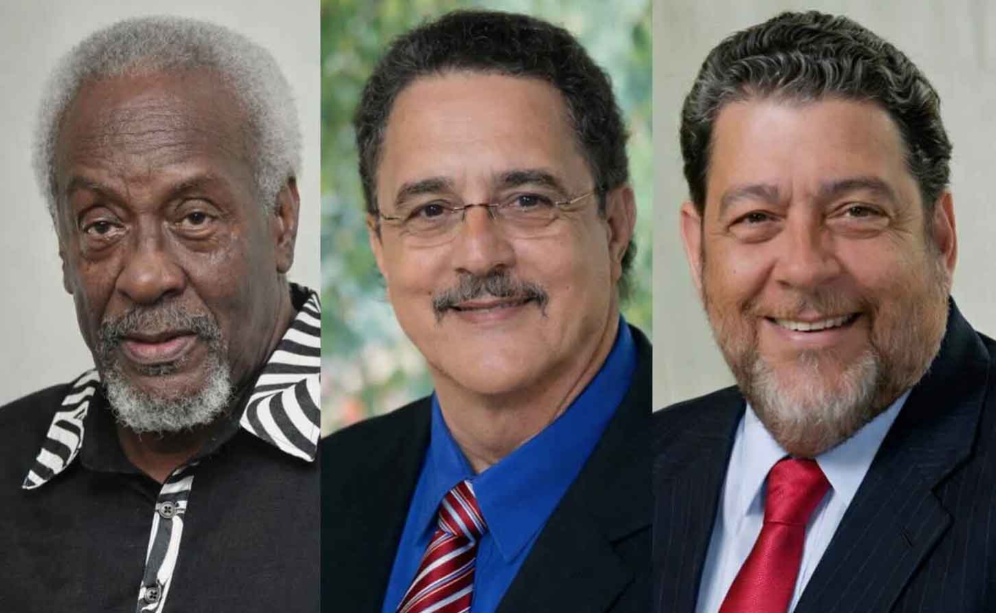 Former Prime Ministers PJ Patterson of Jamaica; Dr. Kenny Anthony of St. Lucia and Dr. Ralph Gonsalves of St. Vincent and the Grenadines.