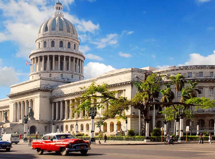 On December 8, 1972, the Prime Ministers o f Barbados, Guyana, Jamaica and Trinidad &amp; Tobago made the bold decision t o establish diplomatic relations with Cuba in assertion of our sovereign right to end the hemispheric economic isolation of a neighbouring Caribbean State.