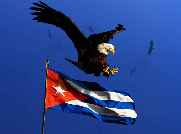 America, I'm embarrassed for you. Democracy, human rights, and freedom of speech were your calling card, now you've betrayed your ideals. All Cuba did was train our medical people for far less than we could, send scores of doctors, nurses, ophthalmologists, and surgeons to bolster our health care system;.