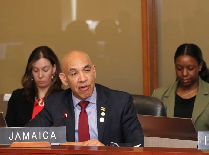 Jamaica's Ambassador to the Organisation of American States Major General (Ret’d) Ambassador Antony Anderson.