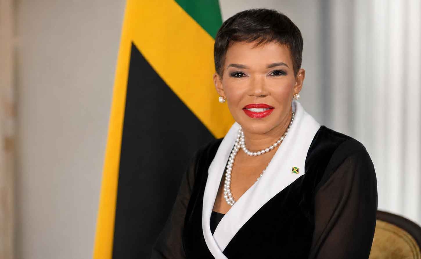 Minister without Portfolio in the Office of the Prime Minister with responsibility for Efficiency, Innovation, and Digital Transformation, Audrey Marks. 
