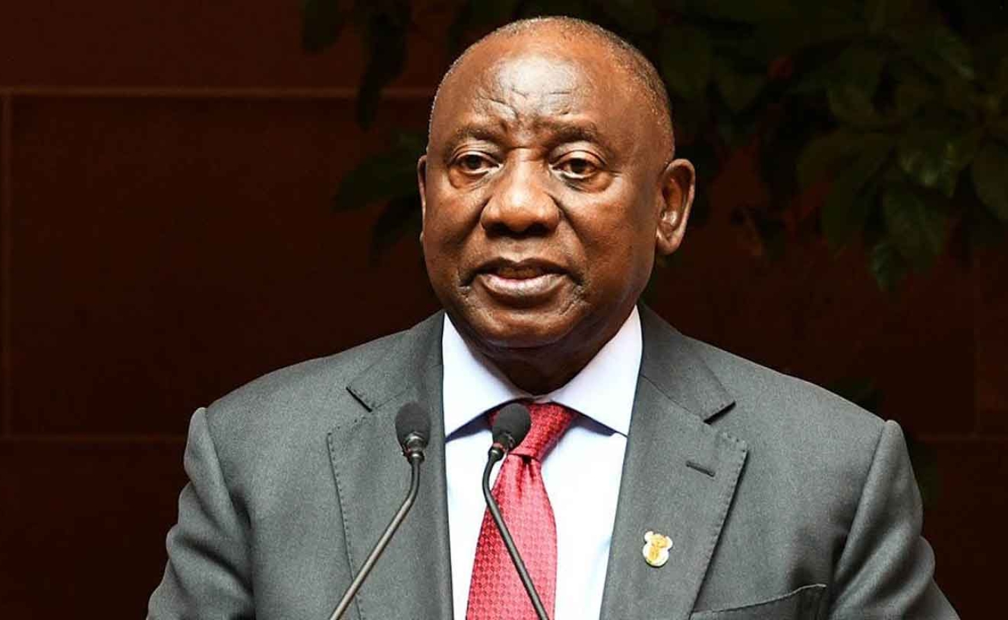 South African President Cyril Ramaphosa 