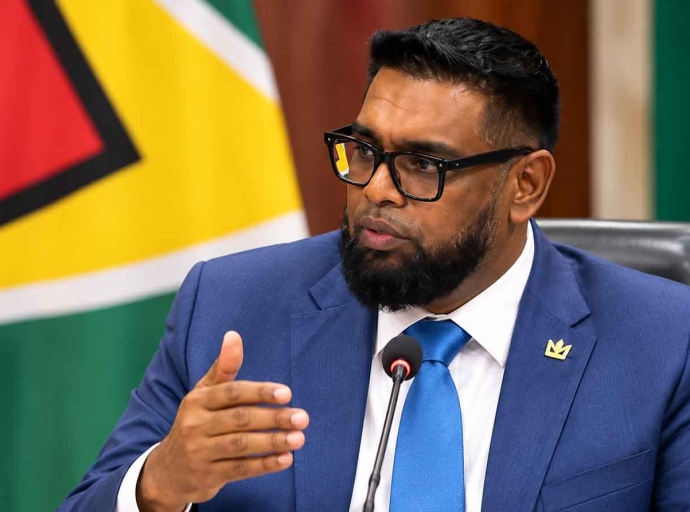 Guyana's President President Dr Mohamed Irfaan Ali 
