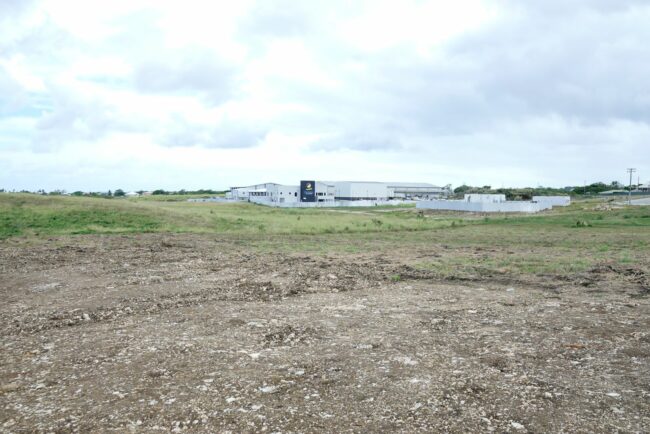 The proposed site for the terminal.