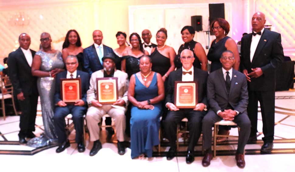 Awardees of the Caribbean Medical Mission (CMM) and members of Caribbean Medical Mission’s board of directors. (Derrick Scott photo)