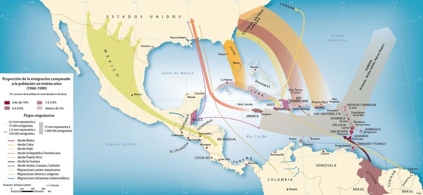 Caribbean diaspora  Migration