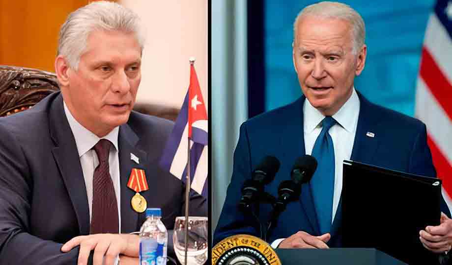 Cuban President Miguel Diez Canel and United States President Joe Biden now under pressure to restore some semblance of normal relations with Cuba