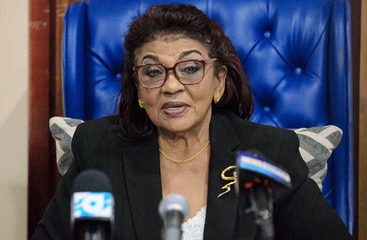 Guyana Elctions Commission (GECOM) Chair, retired justice Claudette Singh 