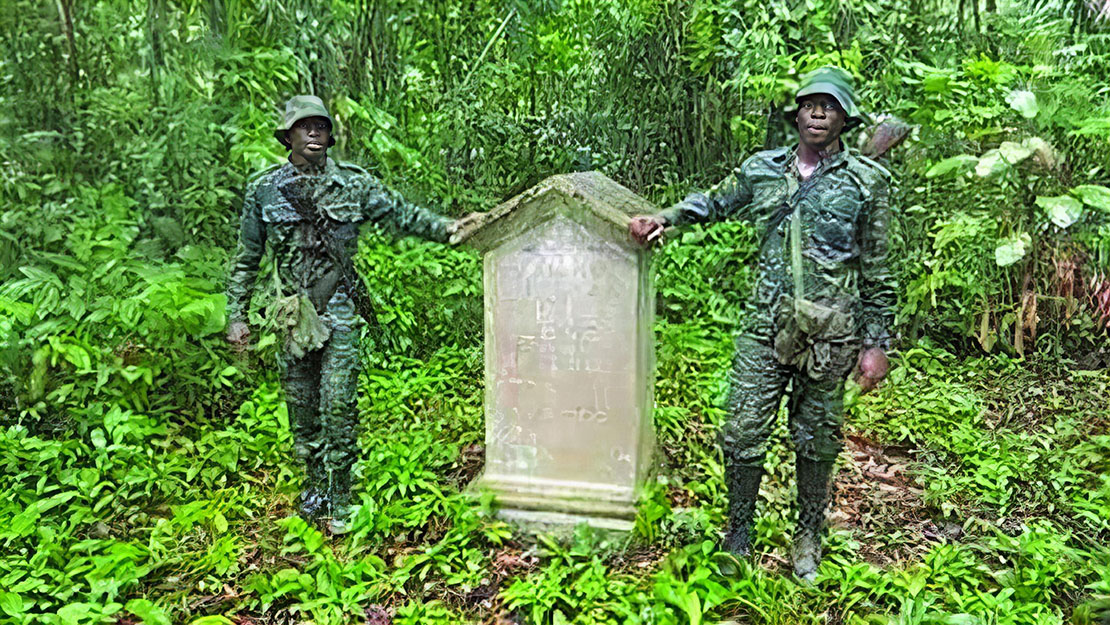 Guyana Venezuela boundary marker 