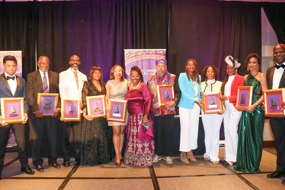 Awardees at the 30th Caribbean-American Heritage Awards at the JW Marriott Hotel in Washington DC, on November 18, 2023.