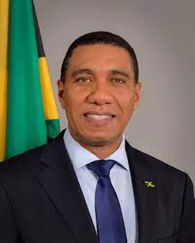 Prime minister Andrew Holness Holness