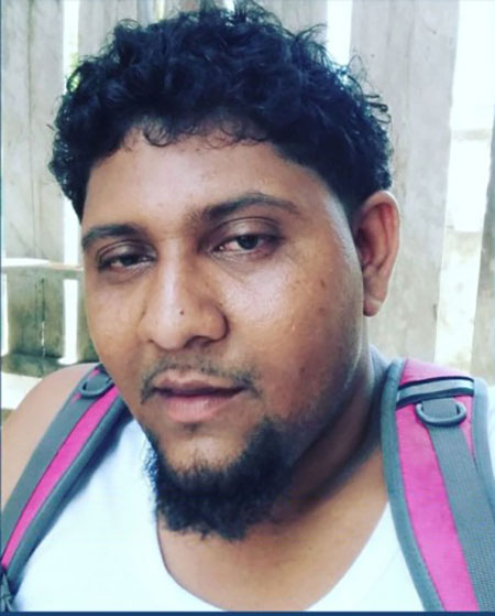 Raymond Rupnarine, son of PPP Councillor Naranjan Roopnarine, and the suspect in the Mark Braithwaite murder, who has not been charged but was released on station bail on Saturday, based on the advice of the Director of Public Prosecutions, pending the completion of the investigations.