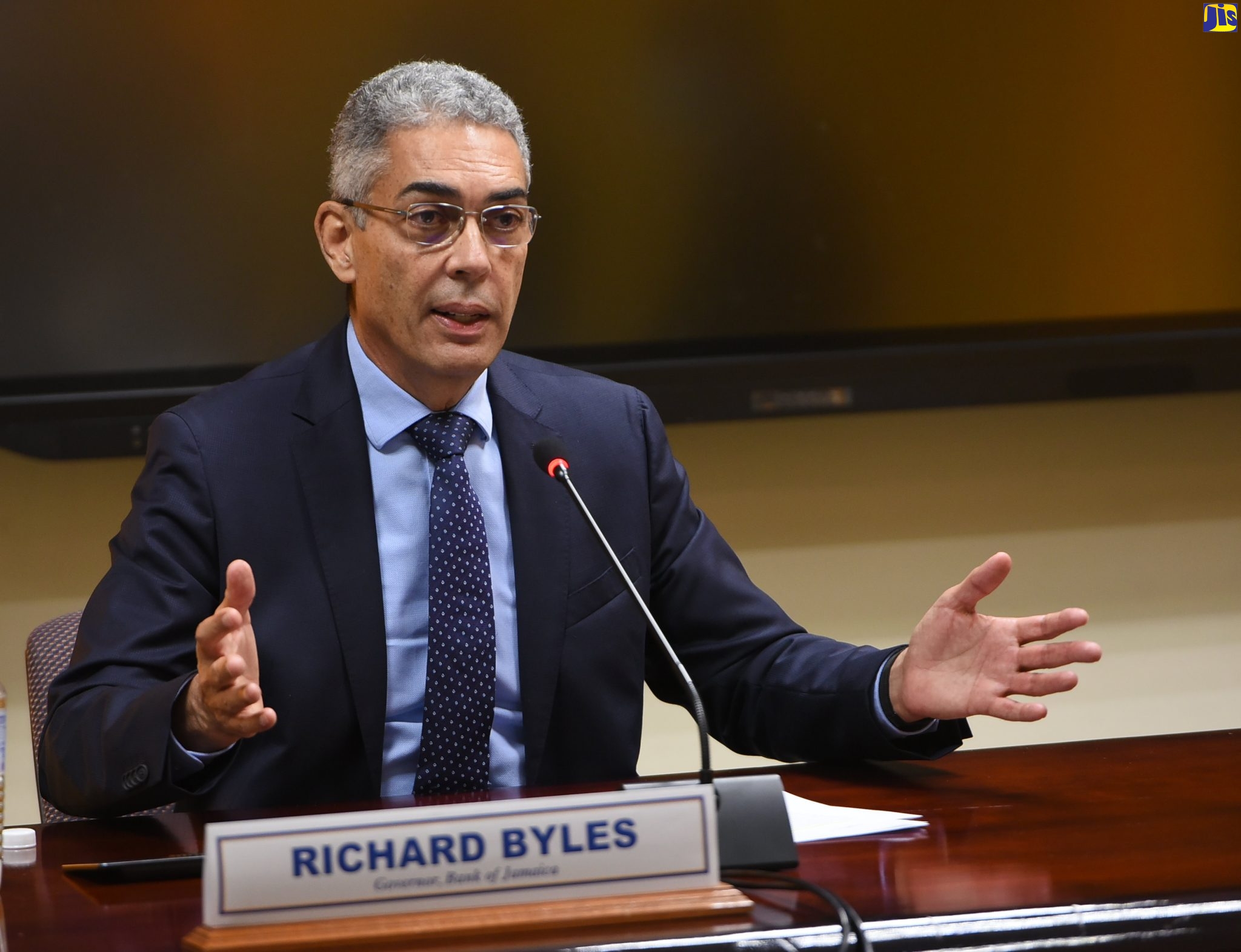 Governor of the Bank of Jamaica Richard Byles